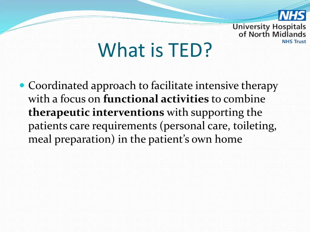 what is ted