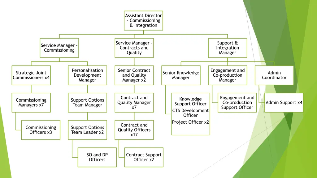 assistant director commissioning integration