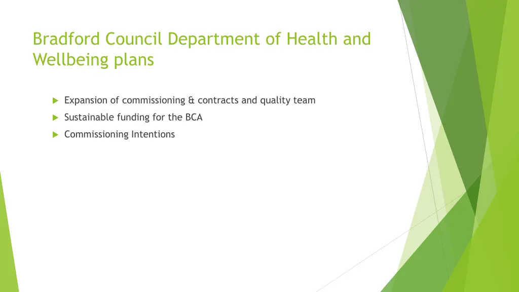 bradford council department of health
