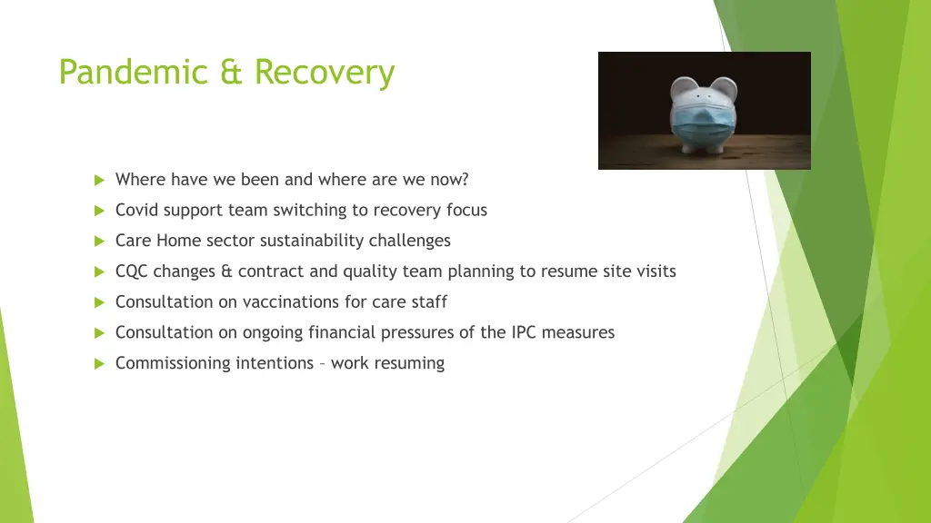 pandemic recovery
