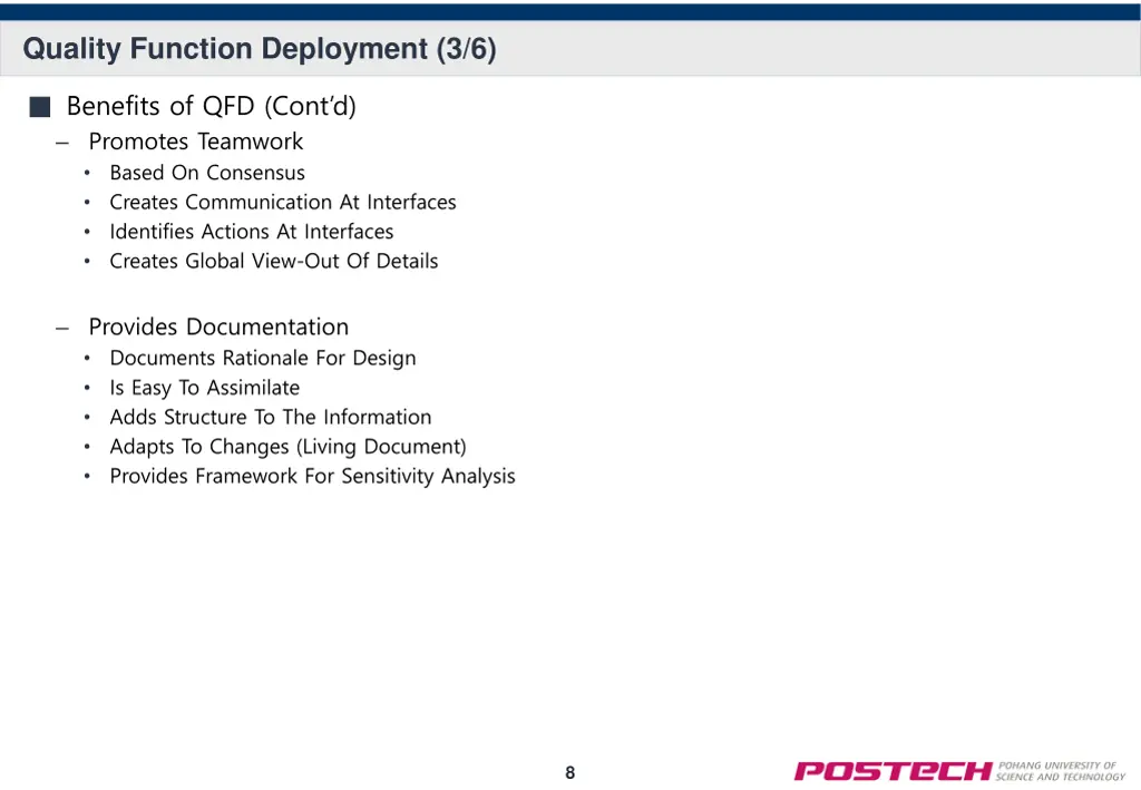 quality function deployment 3 6