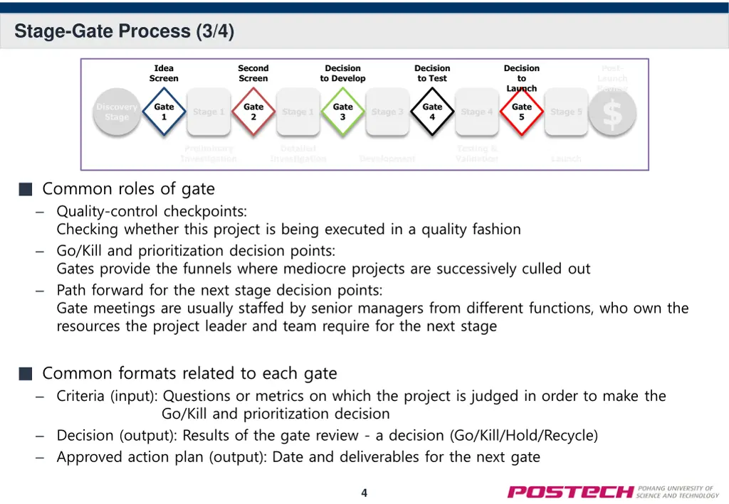 stage gate process 3 4