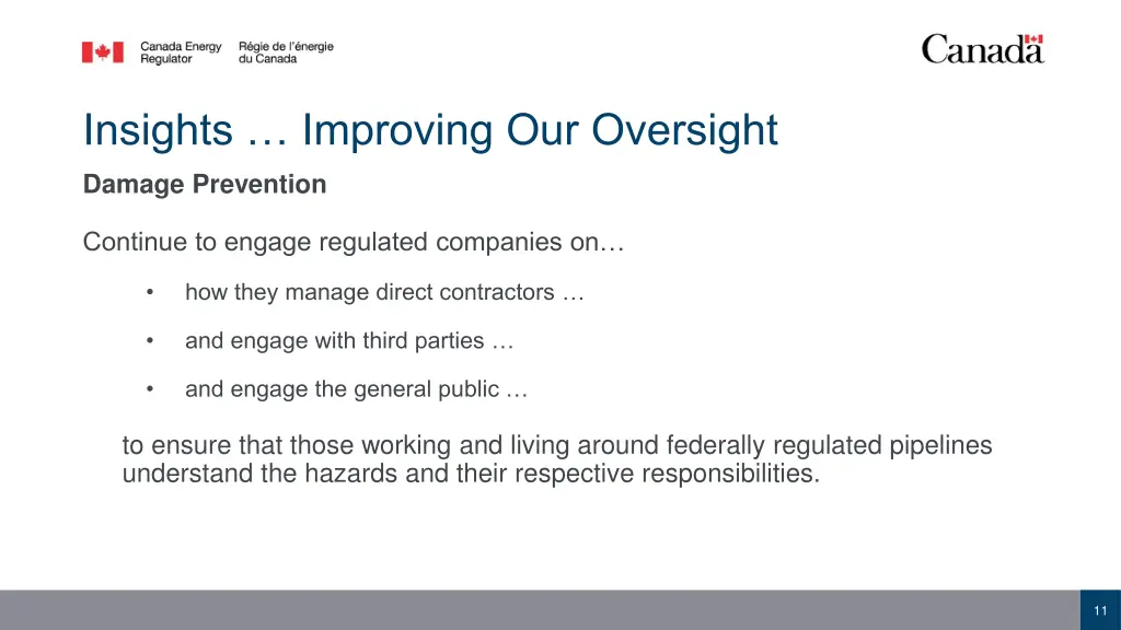 insights improving our oversight