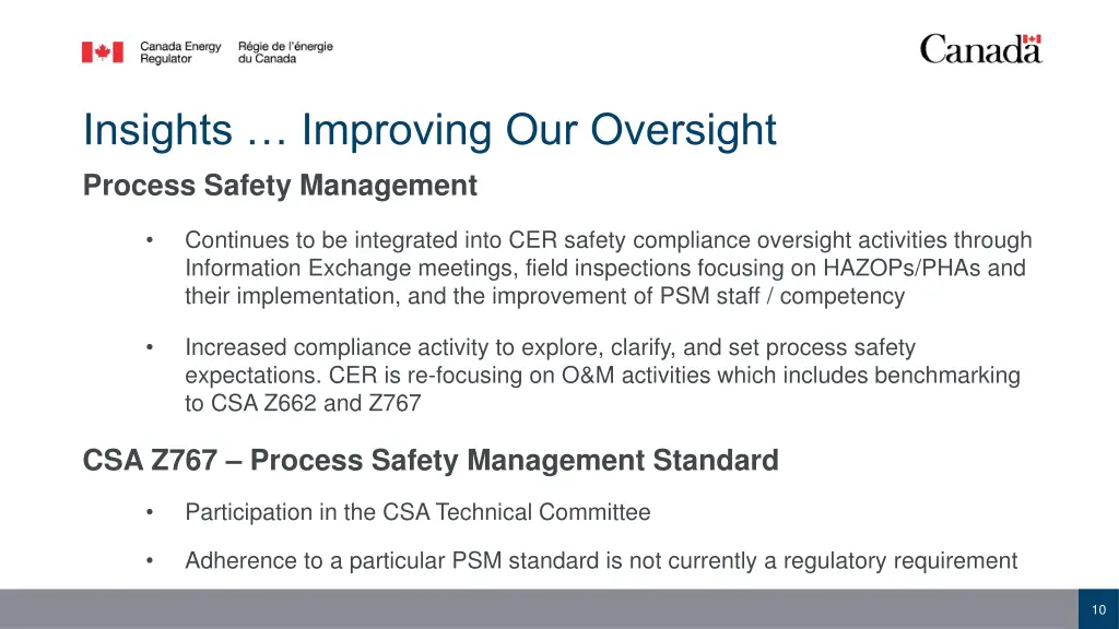 insights improving our oversight process safety