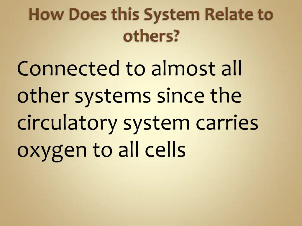 connected to almost all other systems since