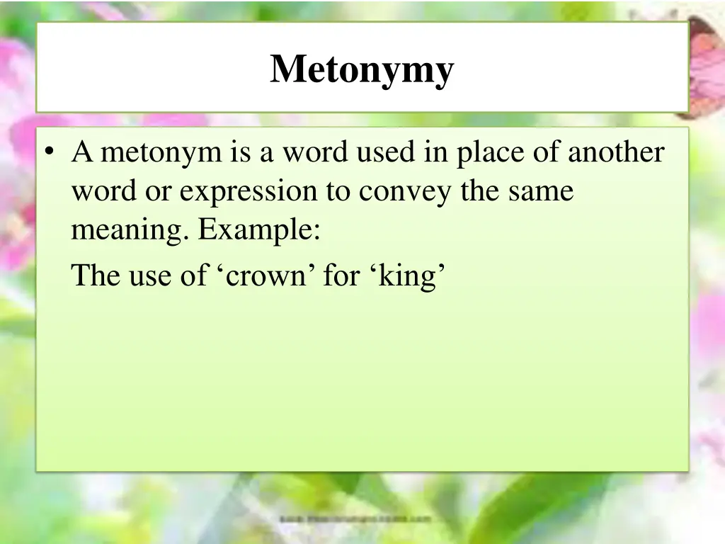 metonymy