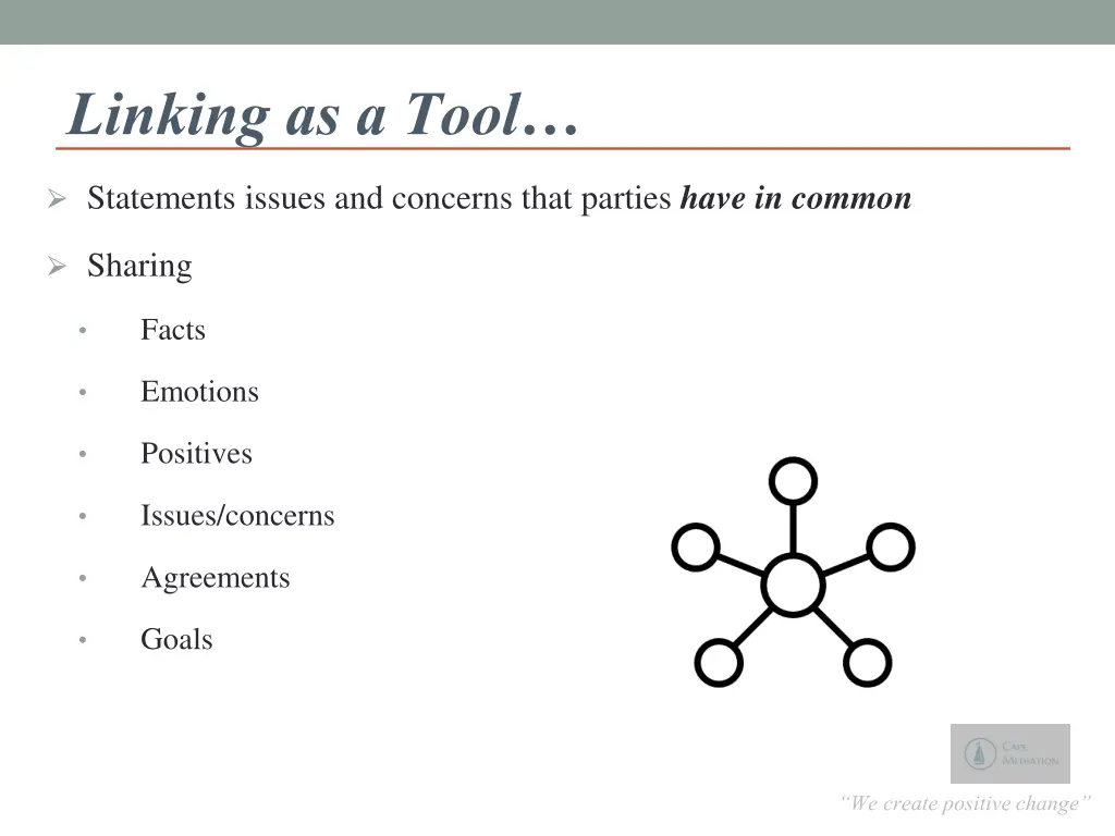 linking as a tool