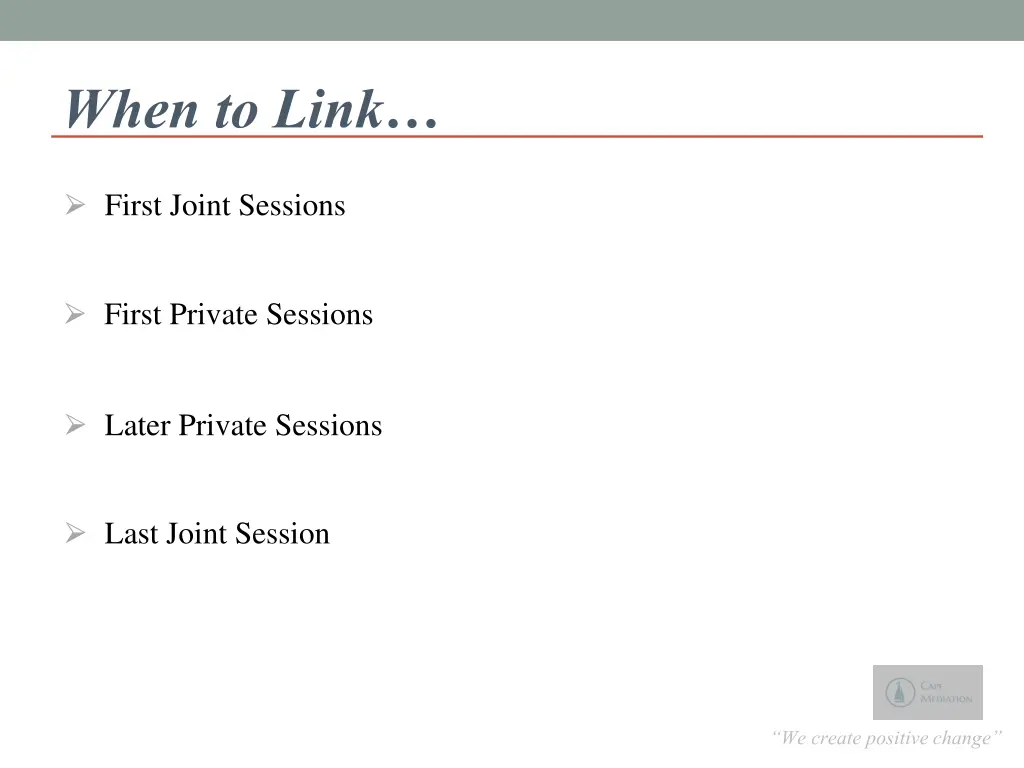 when to link