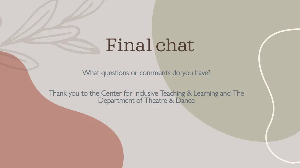final chat