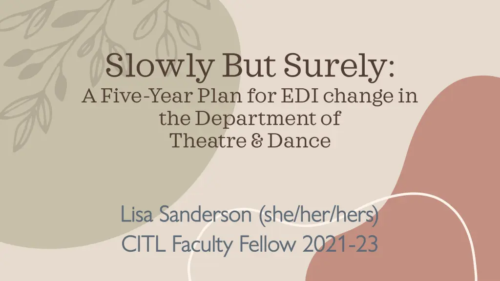 slowly but surely a five year plan for edi change