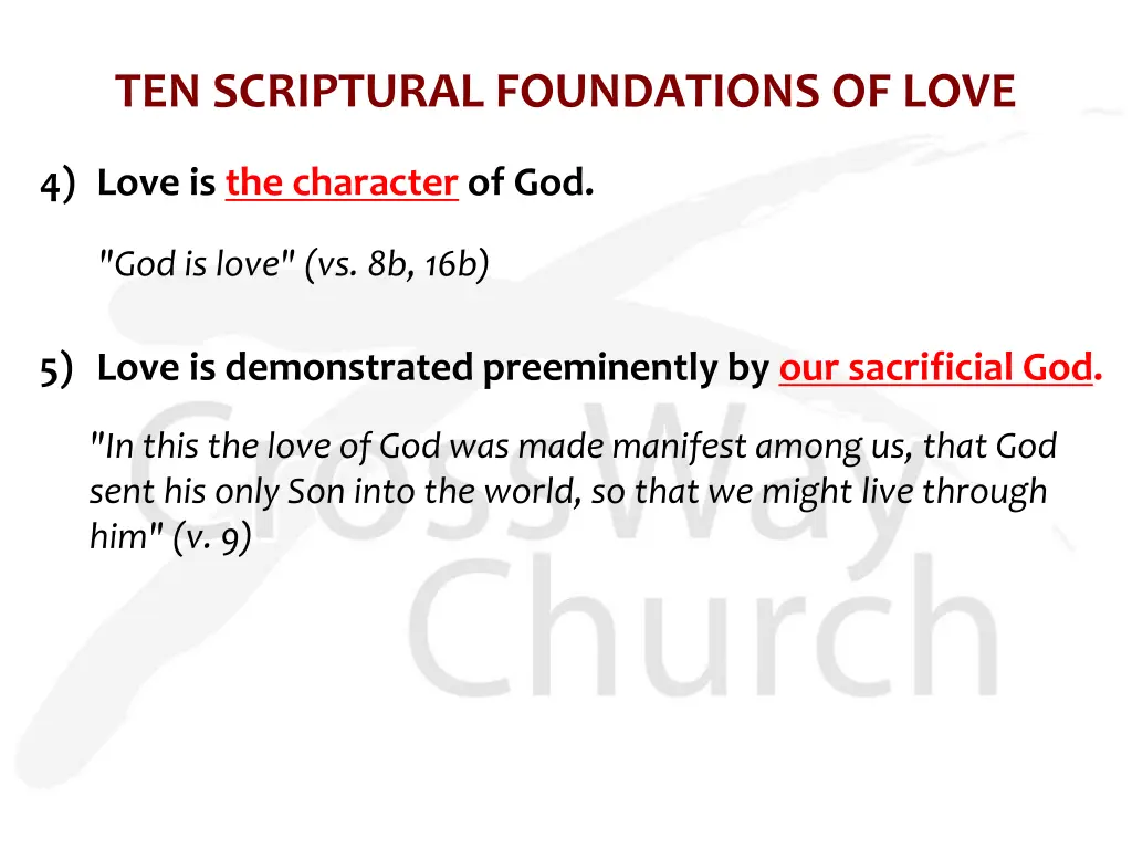 ten scriptural foundations of love 2