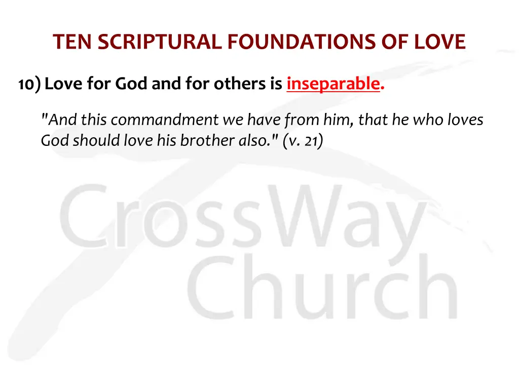 ten scriptural foundations of love 5