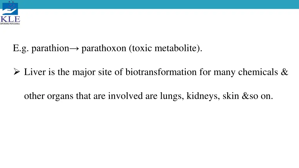 e g parathion parathoxon toxic metabolite