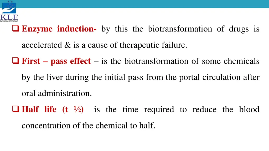 enzyme induction by this the biotransformation