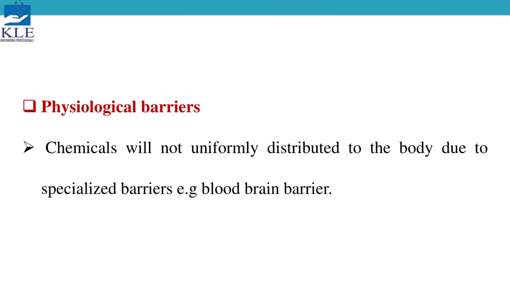 physiological barriers