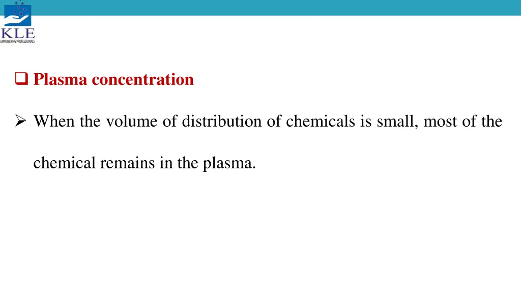 plasma concentration