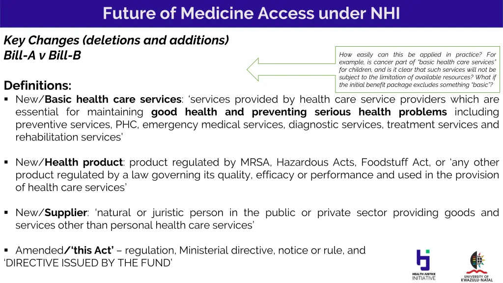future of medicine access under nhi 3