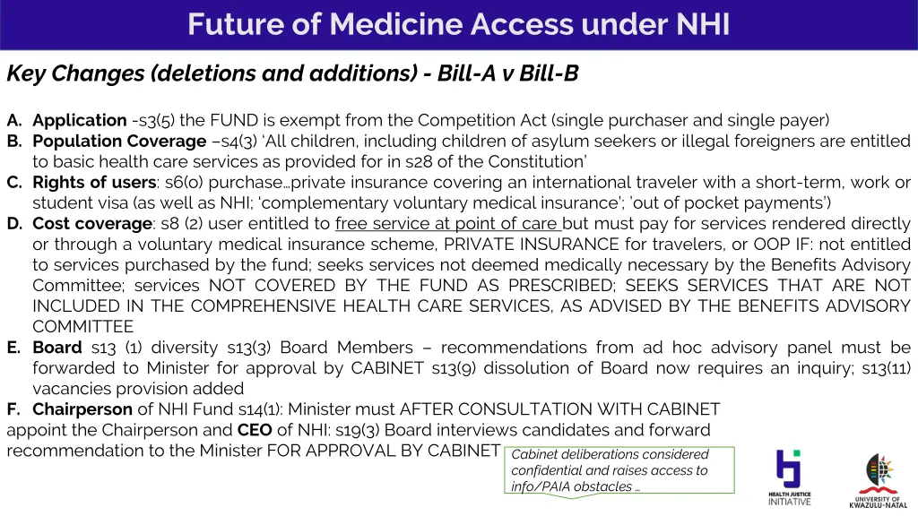 future of medicine access under nhi 4