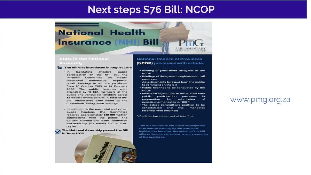 next steps s76 bill ncop