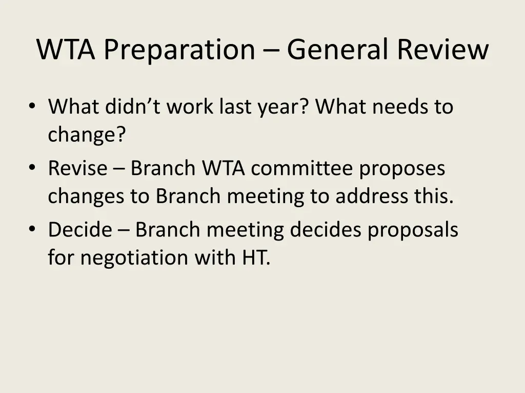 wta preparation general review