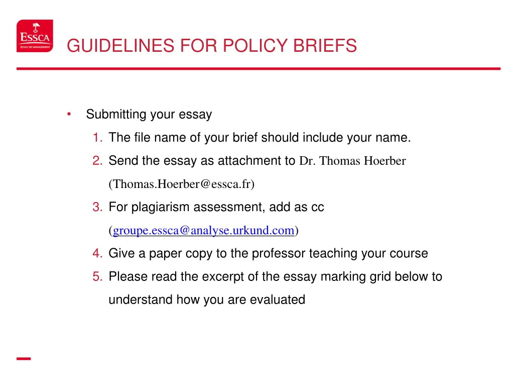 guidelines for policy briefs 4