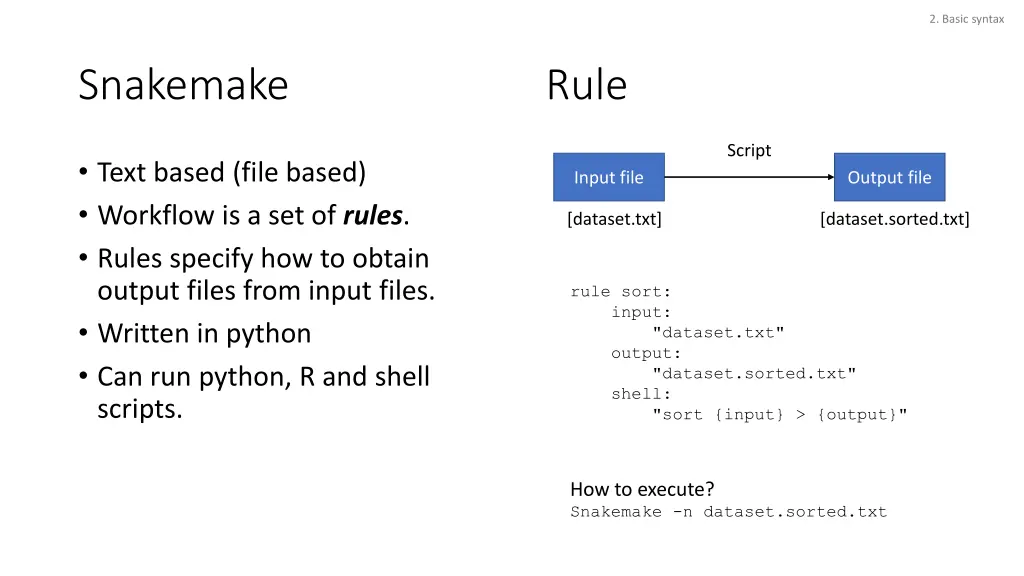 2 basic syntax