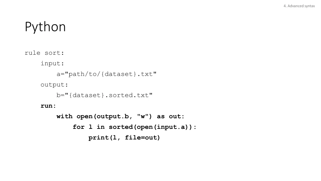 4 advanced syntax