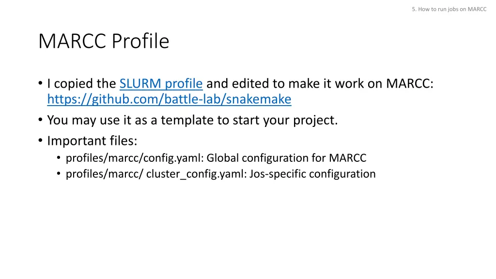 5 how to run jobs on marcc