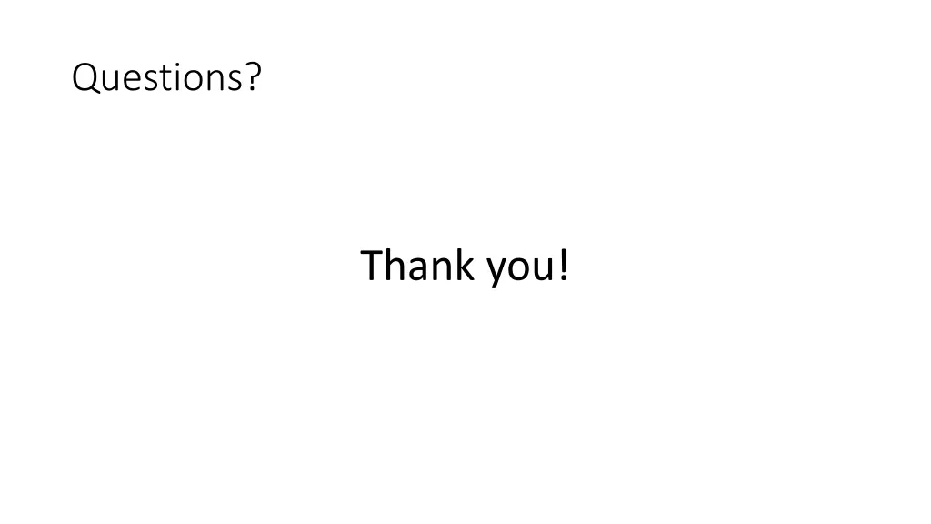 questions