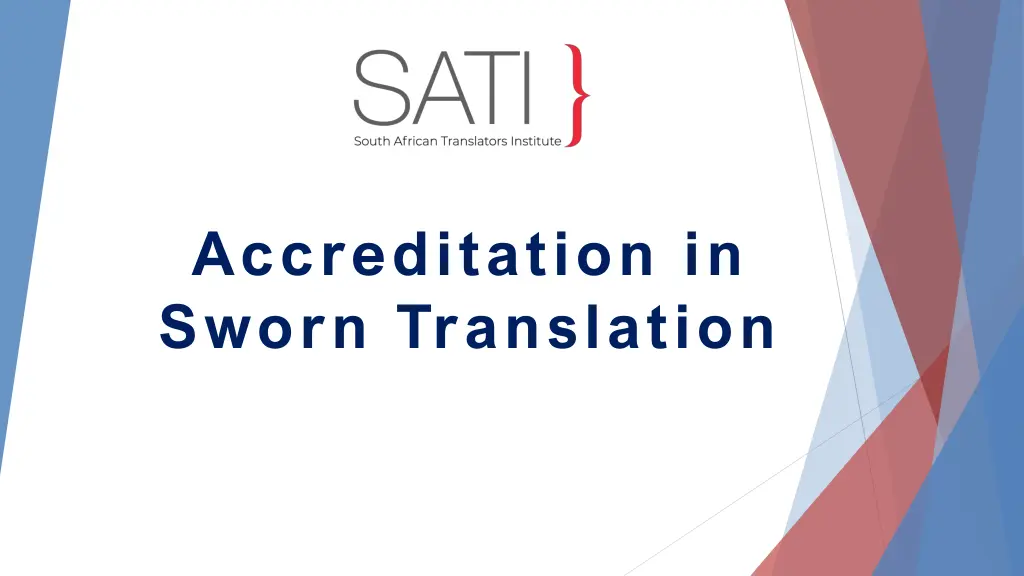accreditation in sworn translation