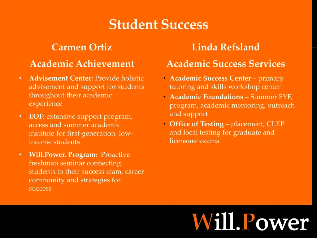 student success