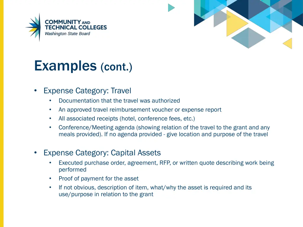 examples cont
