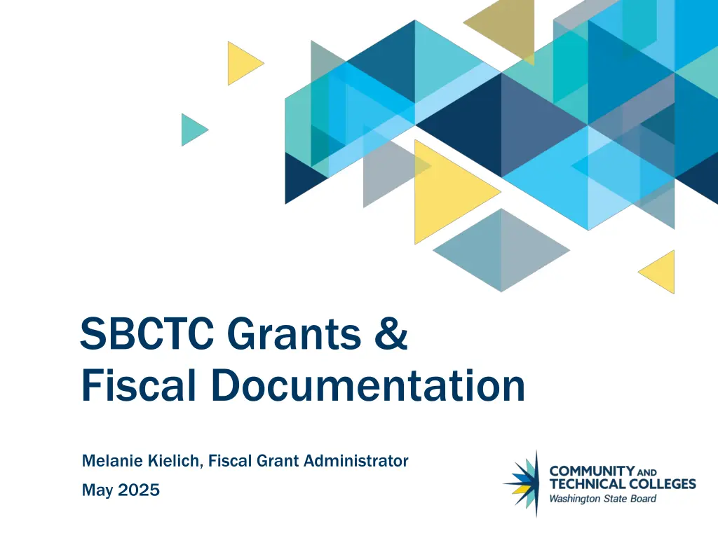 sbctc grants fiscal documentation