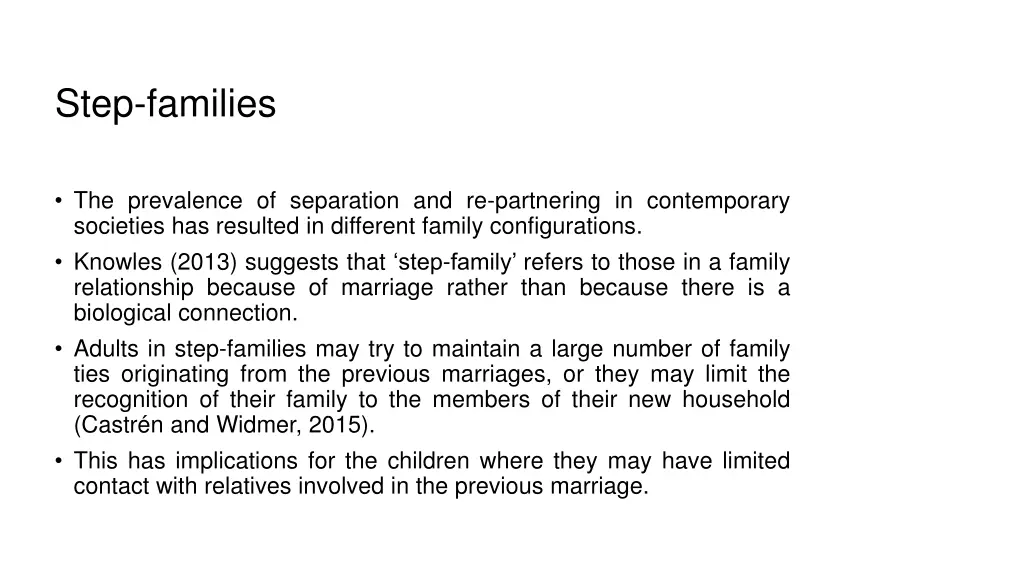 step families