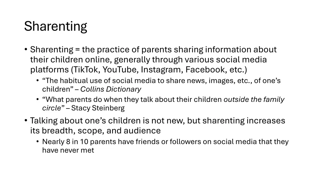 sharenting
