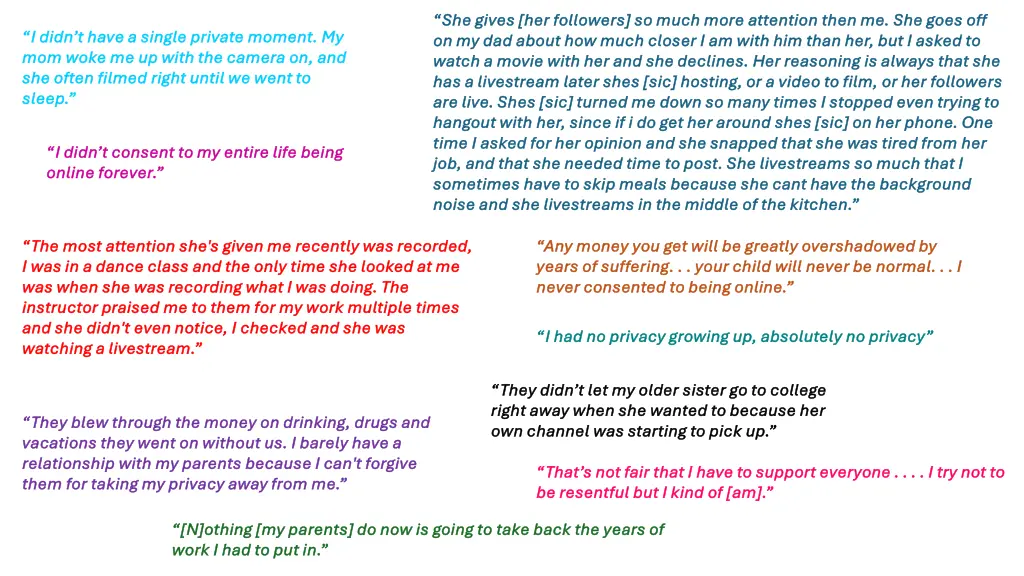 she gives her followers so much more attention