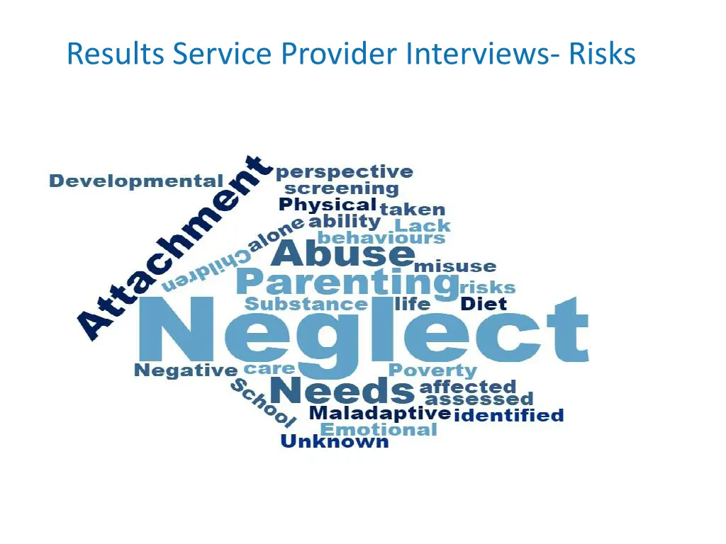 results service provider interviews risks