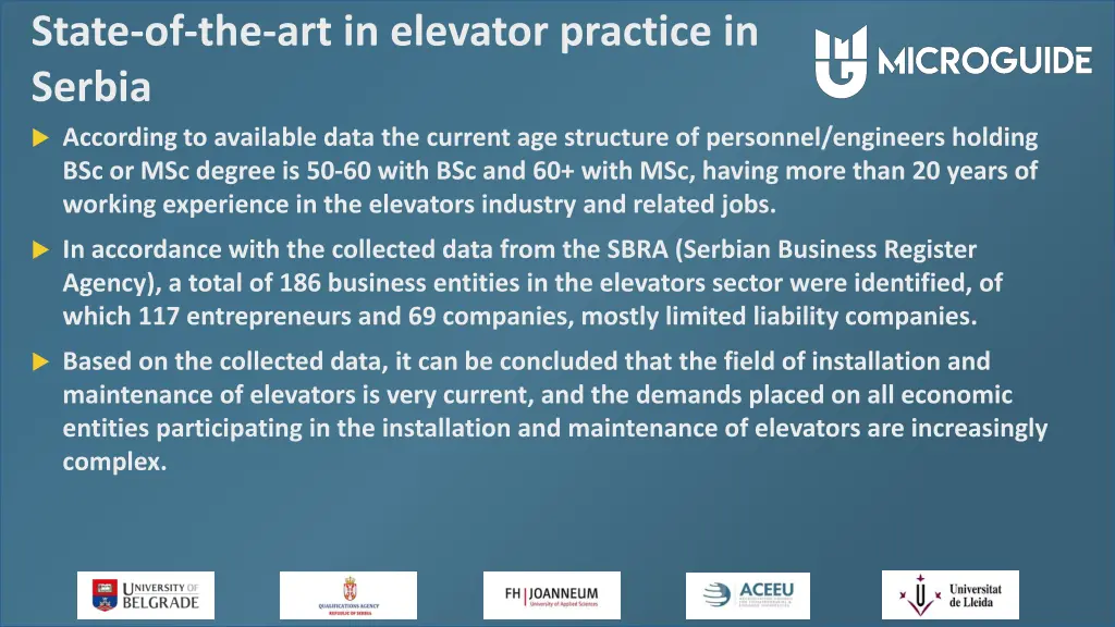 state of the art in elevator practice in serbia 1