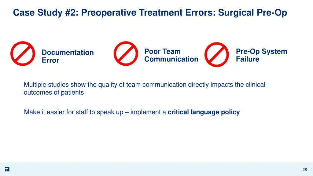 case study 2 preoperative treatment errors