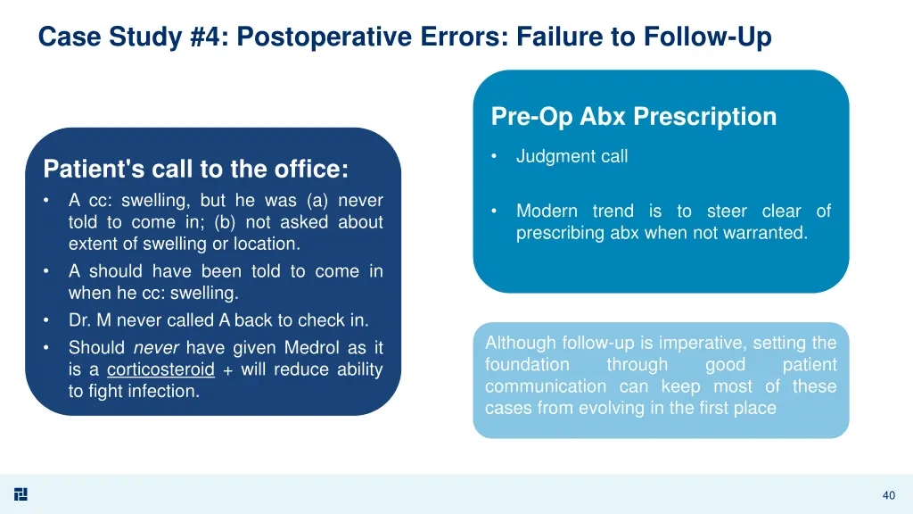 case study 4 postoperative errors failure 1