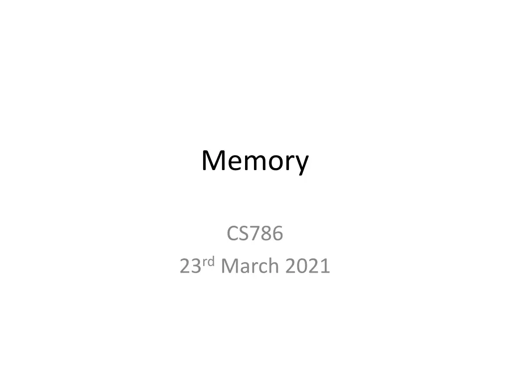 memory