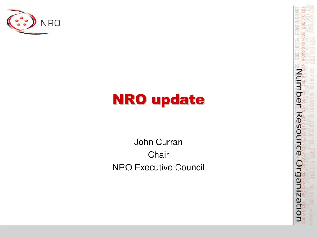 nro update