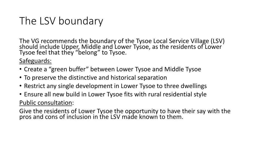 the lsv boundary