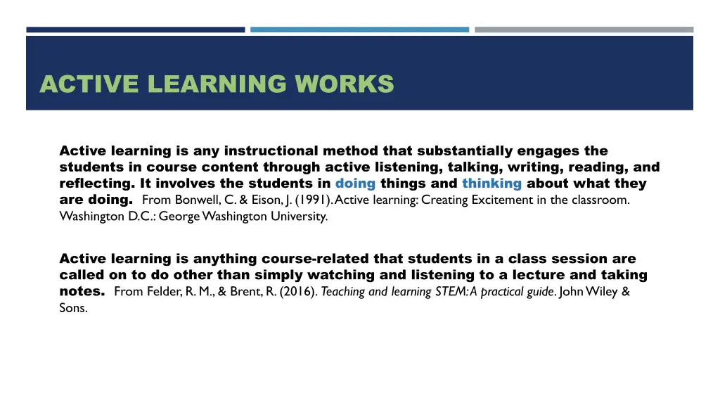 active learning works 7