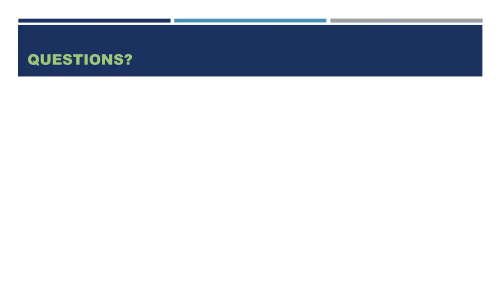 questions