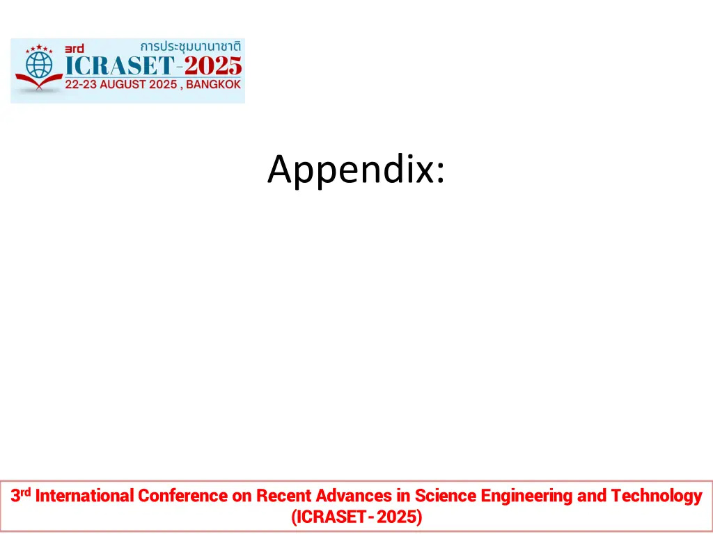 appendix