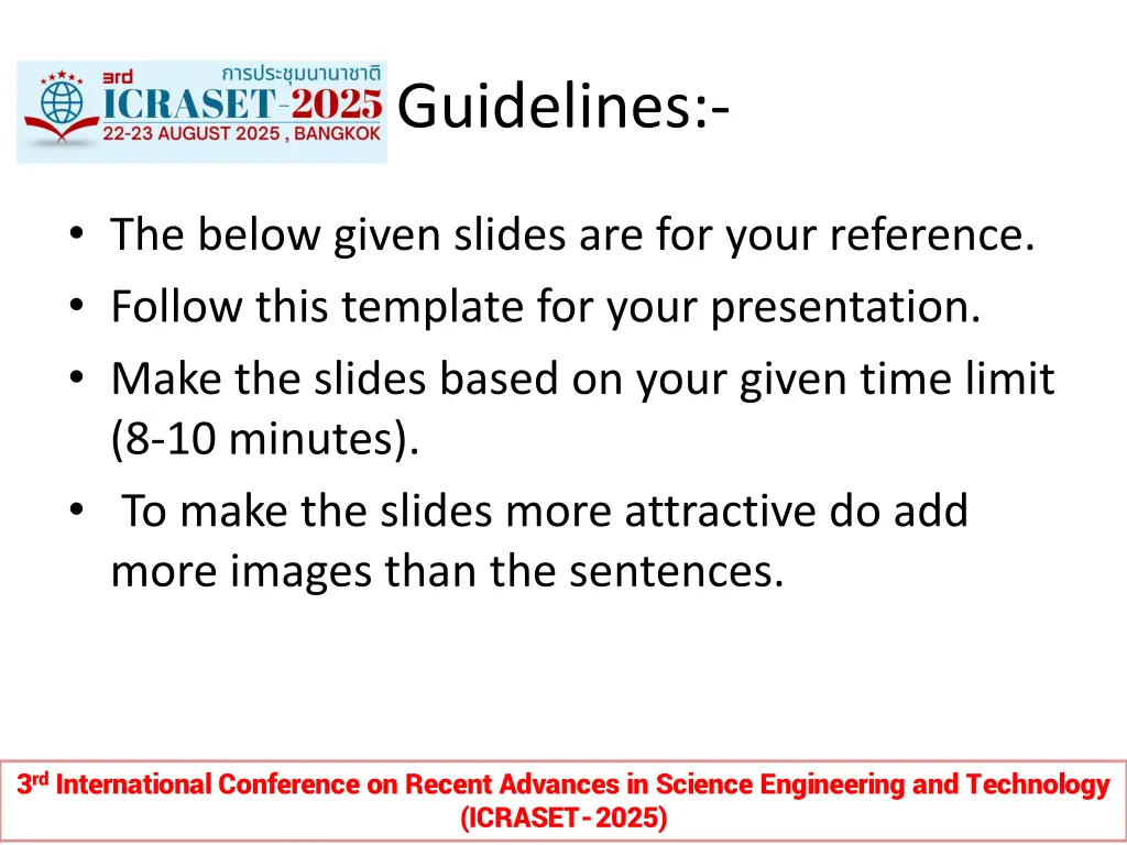 guidelines