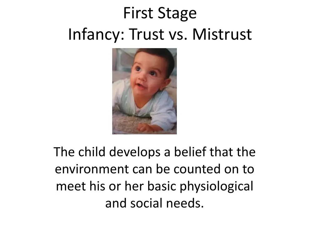 first stage
