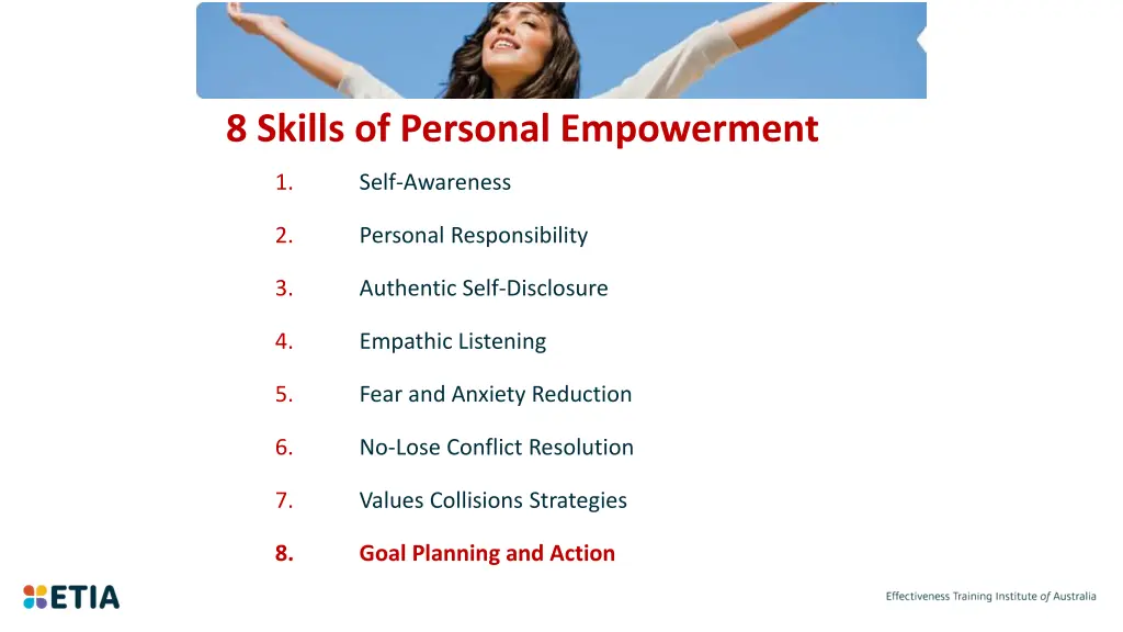 8 skills of personal empowerment