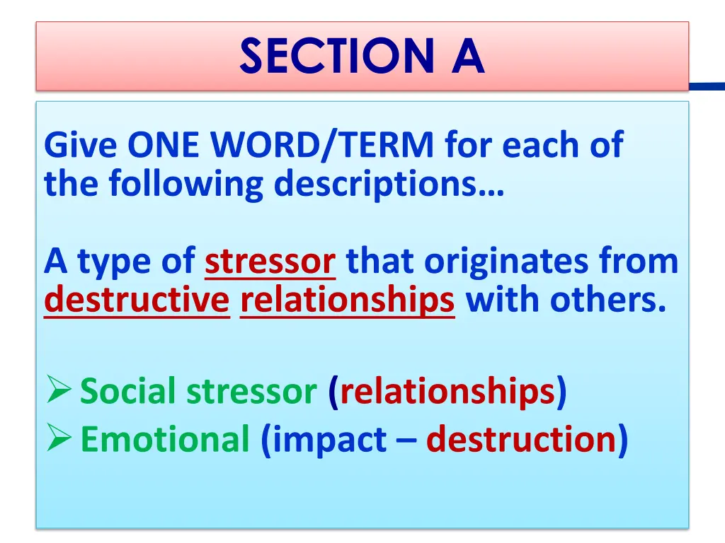 section a 1